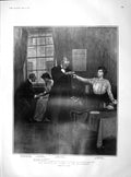 Original Old Antique Print 1902 Caste Haymarket Theatre Emery Thomas Tempest