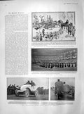 Old Antique Print 1902 Edward Elder Rothschild Mercedes King Spain Hugli 20th
