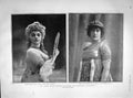 Original Old Antique Print 1902 Madame Rejane Imperial Theatre Jane Hading 20th