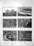 Old Antique Print 1902 London Air Photographs Graphic Balloon Bourgeois 20th