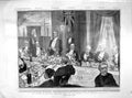 Old Antique Print 1902 President Imperial African Dinner Billiards Troops 20th