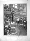 Original Old Antique Print 1902 Coronation Music Church Westminster Kin 20th