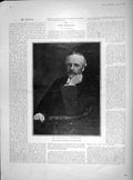 Original Old Antique Print 1902 Portrait Balfour Prime Minister England 20th