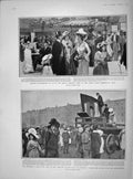 Original Old Antique Print 1902 Fete Grounds Finsbury Marionettes Earl'S Court