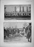 Old Antique Print 1902 Captain Scott Ship Terrible Boer Froneman Winburg 20th