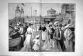 Old Antique Print 1902 Season Scheveningen Promenade Boulevard Rejchan 20th