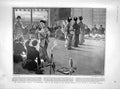 Original Old Antique Print 1902 Japanese British War Officers Campanile Venice