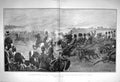 Original Old Antique Print 1902 Shah Woolwich Royal Horse Artillery Review