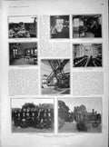 Original Old Antique Print 1902 Greenwich Observatory Submarine Kharto 20th