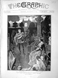 Old Antique Print 1902 Francois Villon Alexander Opp King James Theatre 20th