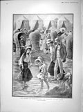 Old Antique Print 1902 Scheveningen Sands Bruce Atkinson Doel Lowis Abbey 20th