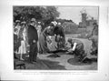 Original Old Antique Print 1902 Lews Castle Stornoway King Loch Leven Preussen