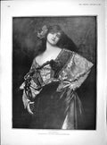 Original Old Antique Print 1902 Portrait Tizianella Fashoda Shilluks Tewfikyah