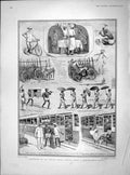 Old Antique Print 1902 Indian Tour Train Calcutta Scott Terrible Ship War 20th
