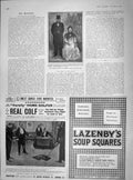 Old Antique Print 1902 Portrait General Cronje Helena Lazenby Soup Golf 20th