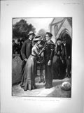 Old Antique Print 1902 Bluejacket Sailor Medal Phroso Hippodrome Schaffer 20th