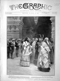 Old Antique Print 1902 Shipka Celebrations Memorial Church Nicholas Tsar 20th