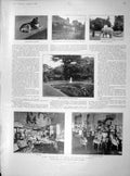 Old Antique Print 1902 Warwick Castle Avon Elephant Russian Ship London 20th
