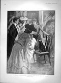 Original Old Antique Print 1902 Private View Dog Show Franco-Chinese Weddin 20th