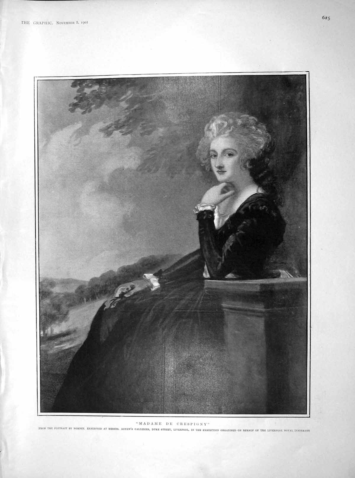 Old Antique Print 1902 Madame Crespigny Campanile Venice Truscott Samuel 20th