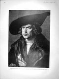 Old Antique Print 1902 Portrait Man Durer French Duel Kaiser Dragoons War 20th
