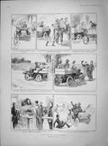 Original Old Antique Print 1902 Travelling Ripley Prince Edward Saxe 20th