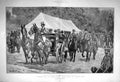 Original Old Antique Print 1902 Shooting Lowther Castle Westmoreland Lonsdale