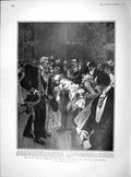 Old Antique Print 1902 King Victor Emmanuel Quirnal Lord Kitchener Soudan 20th