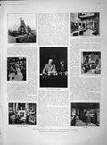 Original Old Antique Print 1902 Lord Brassey Normanhurst Sussex Conse 20th