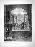 Old Antique Print 1902 Latin Play Westminster School Demipho Geta Phormio 20th