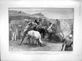 Original Old Antique Print 1902 Bluejackets Gymkhana Suda Bay Theatre Othello