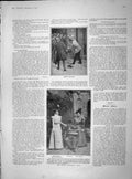 Original Old Antique Print 1902 Great Humbert Case Madrid D'Aurignac Photograph