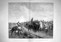 Original Old Antique Print 1902 Cromwell Dunbar Battle Horses War Gow T 20th