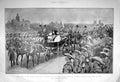 Original Old Antique Print 1902 Horse Guards Parade Queen Carriage Coronation