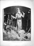 Original Old Antique Print 1902 Aristocrat Answering Summons Execution Paris