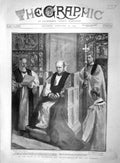 Old Antique Print 1903 Randall Davidson Archbishop Canterbury Augustine 20th