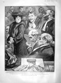 Old Antique Print 1903 Madame Humbert Police Court Drawn-Linen Tenerife 20th