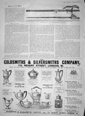 Original Old Antique Print 1903 Major-General Plumer Sword Gsmith Silversmith