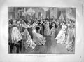 Old Antique Print 1903 Carnival Rome Ball Quirnal Teignmouth Hardcastle 20th
