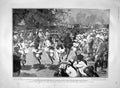 Old Antique Print 1903 War Dance Kurram India Palmer Pollock Morland Hill 20th