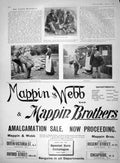 Original Old Antique Print 1903 New Zealand Sundowners Mappin Webb Cheapside