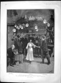 Original Old Antique Print 1903 Heidelberg Play James'S Theatre Moore Kathie