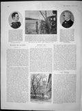 Old Antique Print 1903 Salvage Frigate Anson Curzon-Howe Mowat Clifford 20th