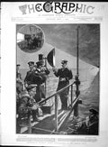 Old Antique Print 1903 German Navy Experiments Telephoning Without Wires 20th