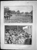 Old Antique Print 1903 Lord Roberts Sherwood Longchamp Hading Hannay Marc 20th