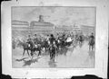 Original Old Antique Print 1903 GCup Day Ascot Horses Nicola Nicodem Lunevich