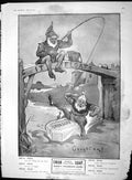 Original Old Antique Print 1903 Advertisement Swan White Floating Soap Sunlight