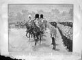 Old Antique Print 1903 King England Birthday Trooping Colour King Servia 20th