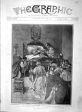 Old Antique Print 1903 Illness Pope Administration Vaticum Cardinal Rome 20th