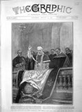 Old Antique Print 1903 Holiness Pope St. Peters Blessing People Vatican 20th